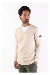 Al V-neck knitted pullover