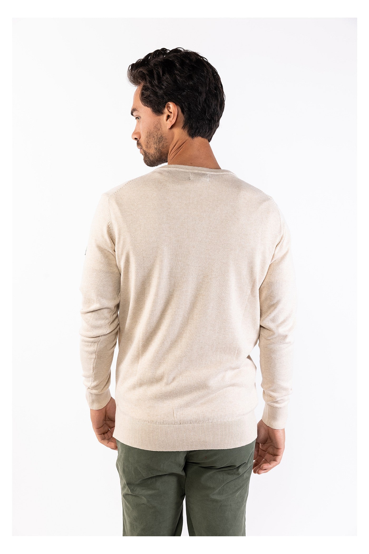 Al V-neck knitted pullover