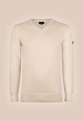 Al V-neck knitted pullover