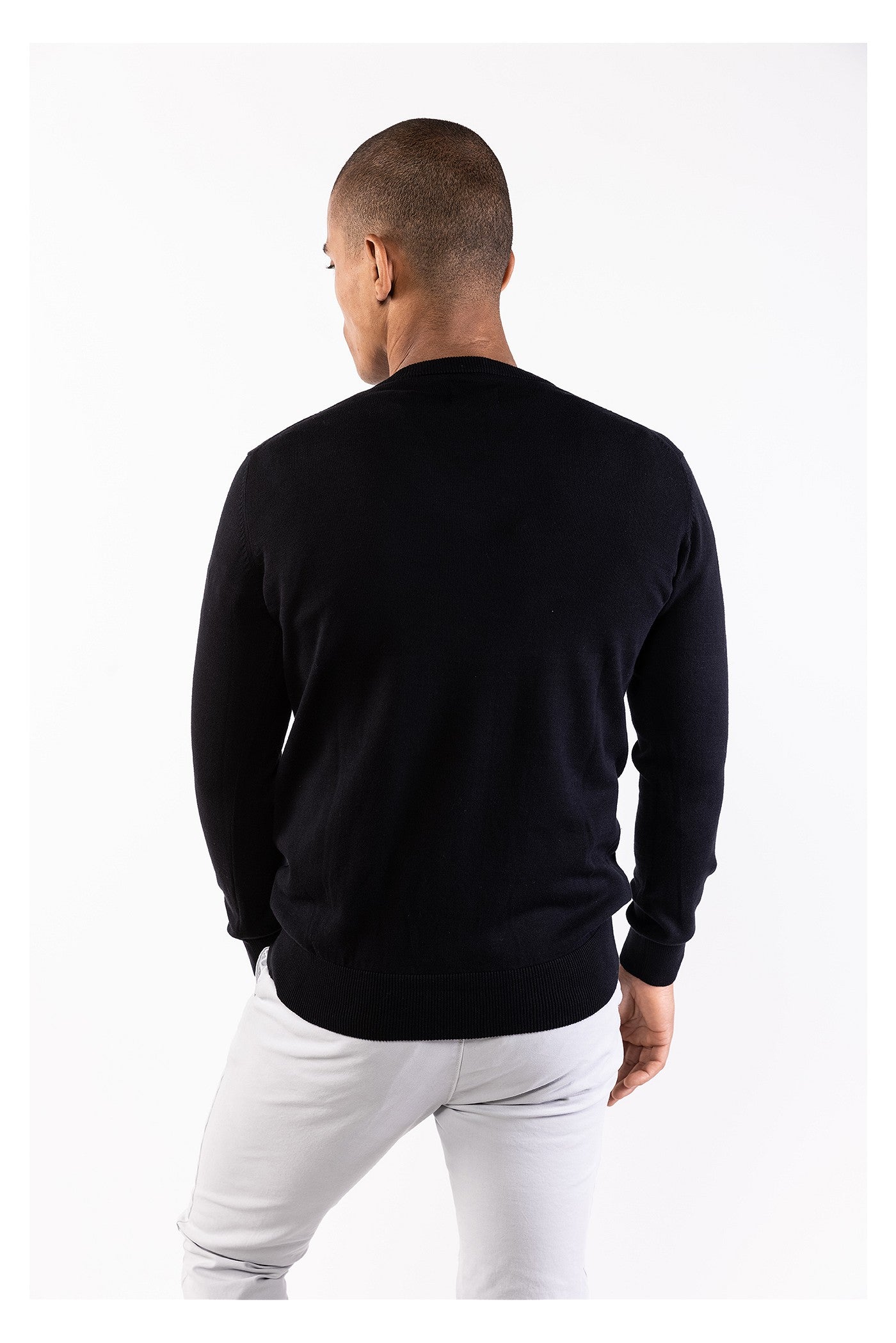 Al V-neck knitted pullover