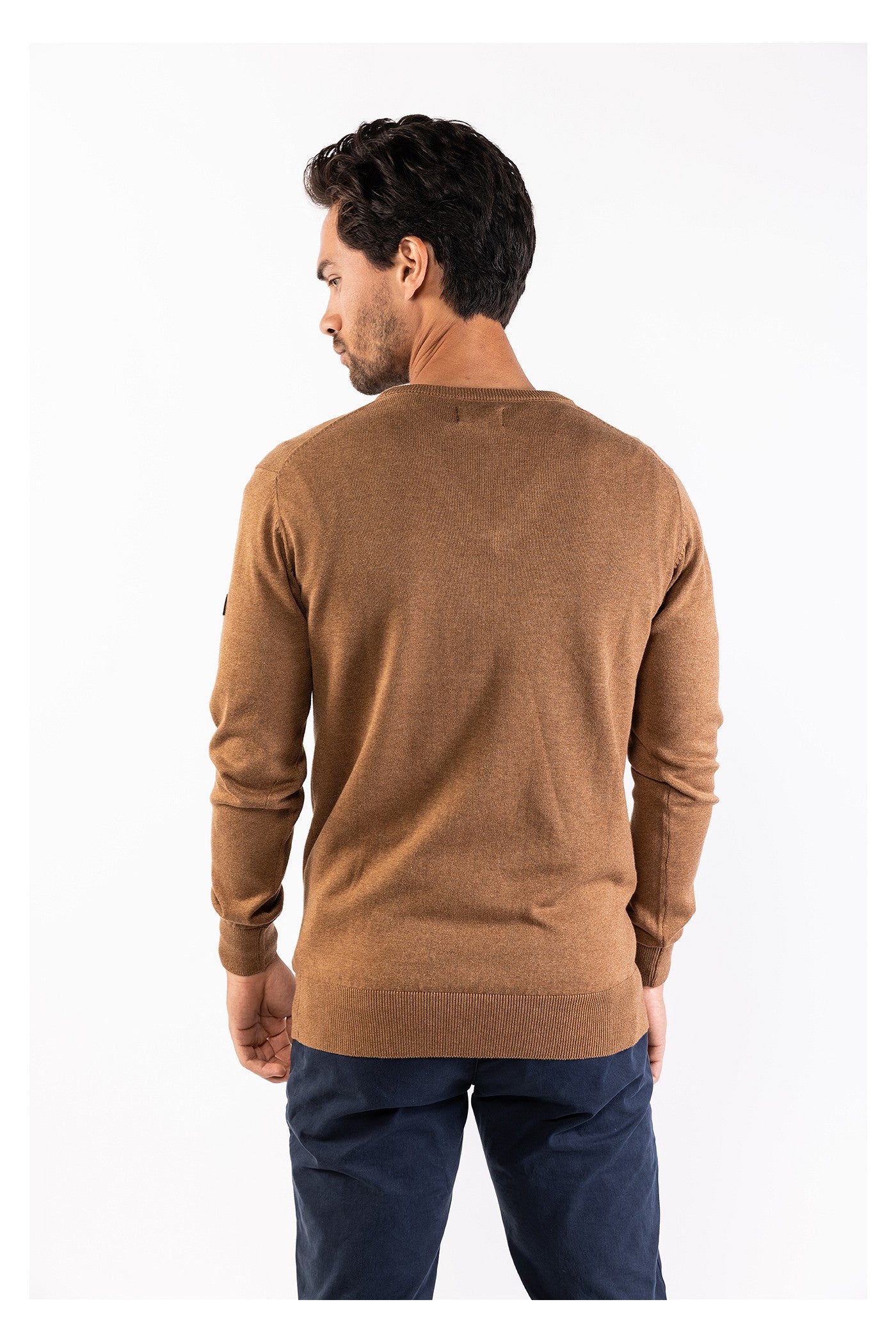 Al V-neck knitted pullover