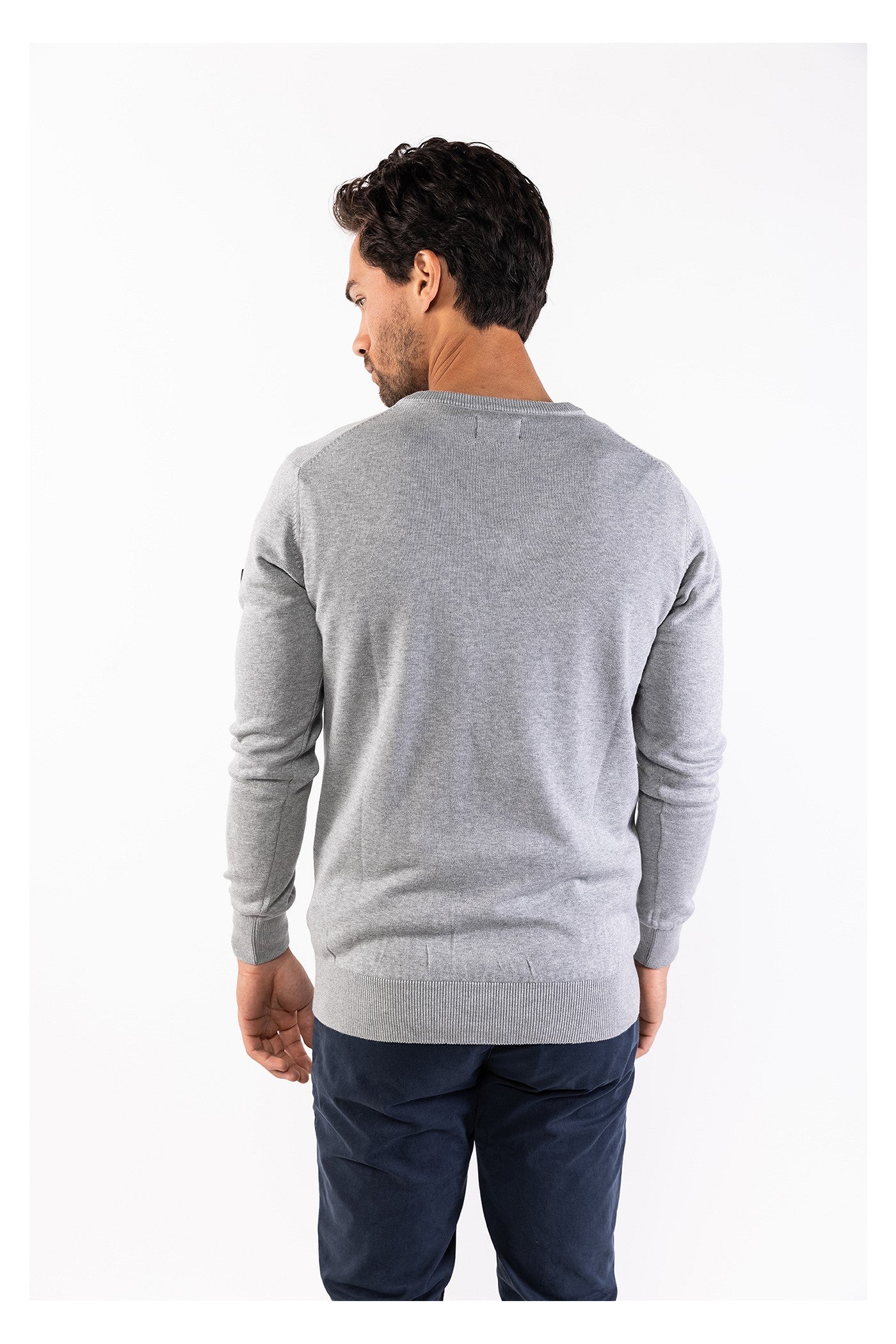 Al V-neck knitted pullover