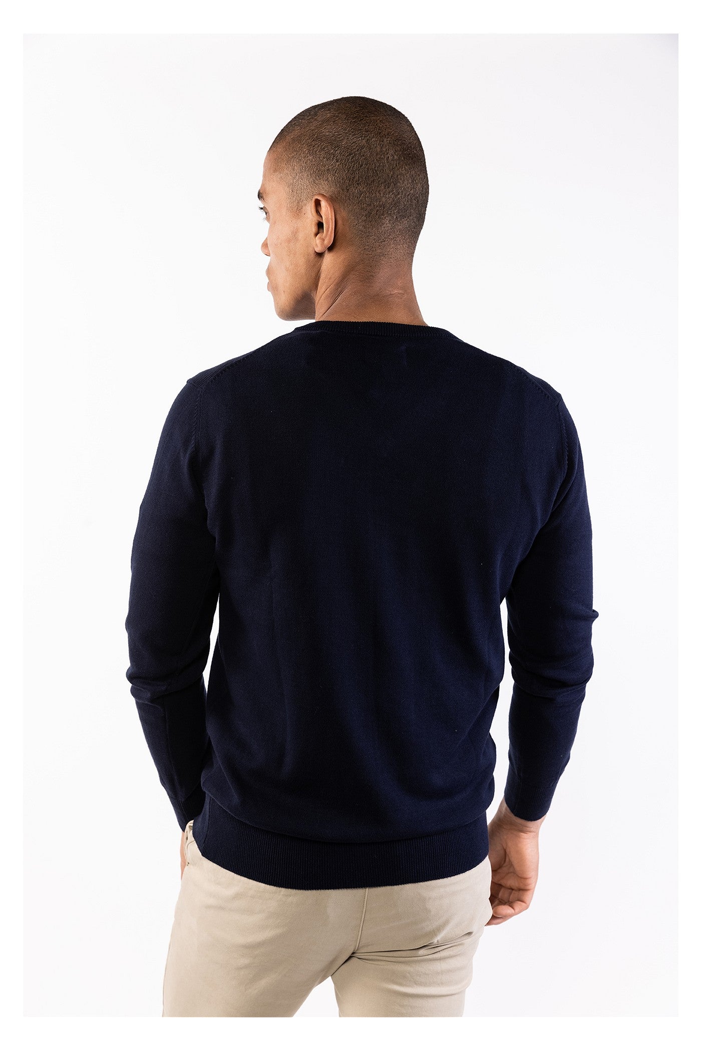 Al V-neck knitted pullover