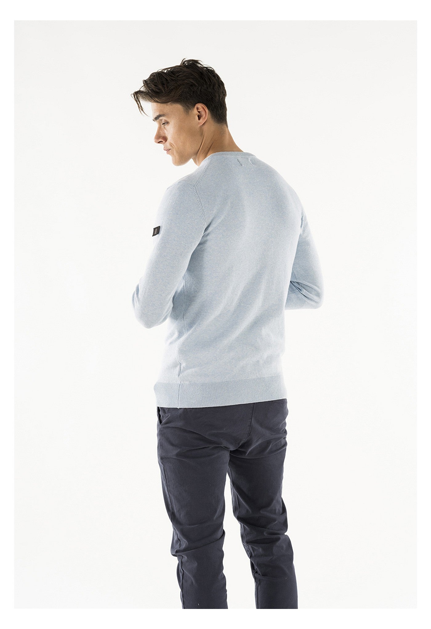 Al V-neck knitted pullover