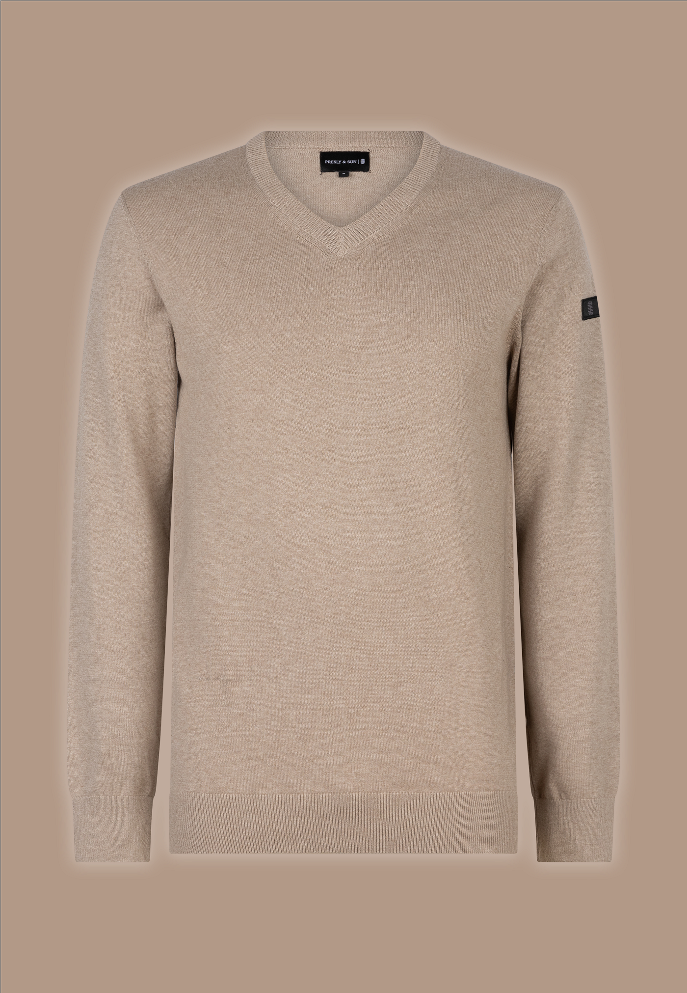 Al V-neck knitted pullover