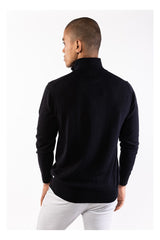 Lewis zip knitted pullover