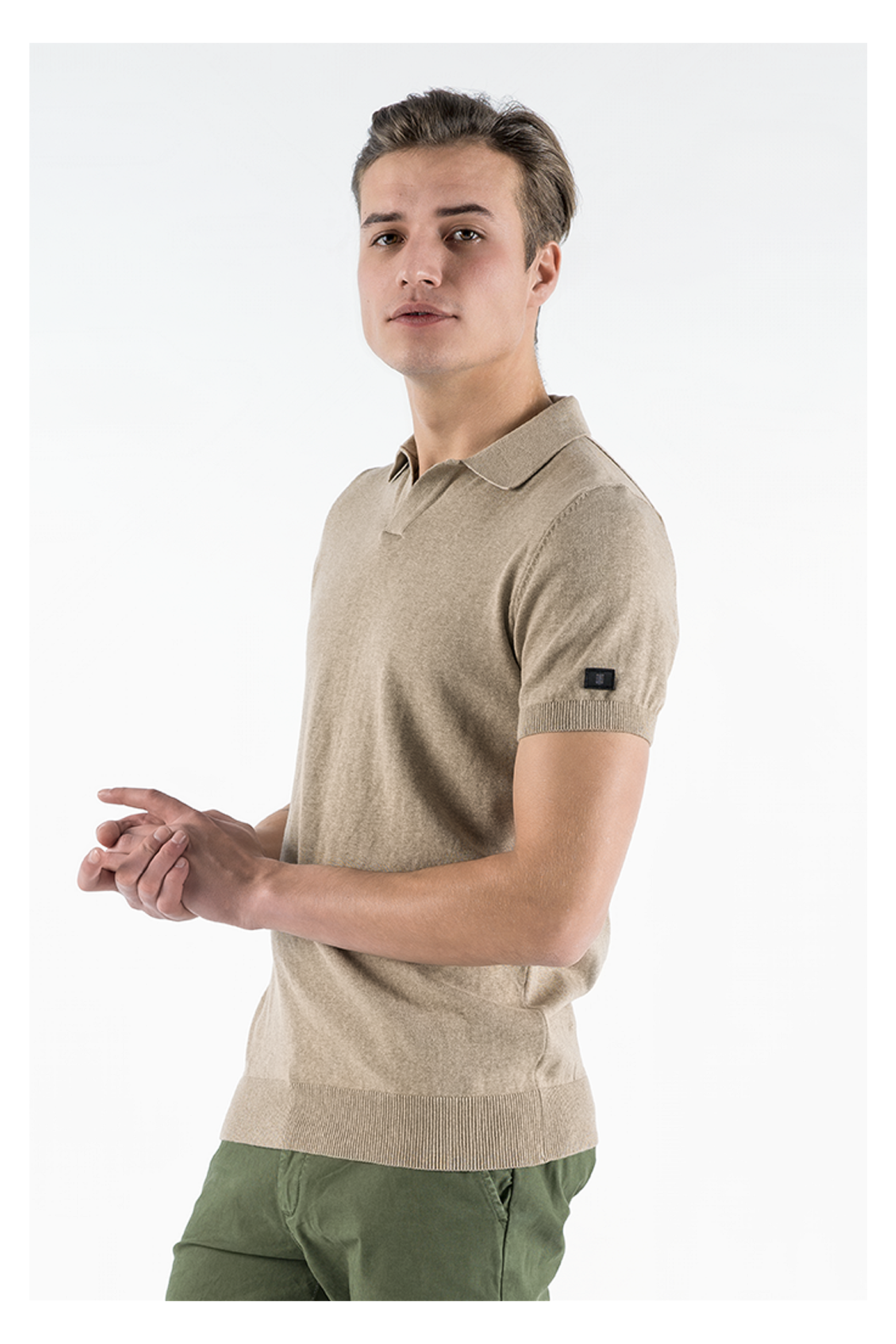 Luca knitted polo