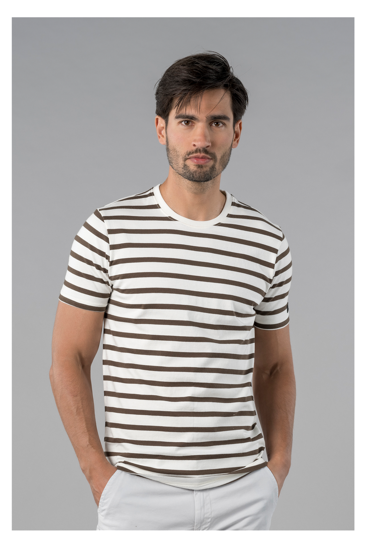 Tim Basic striped T-shirt